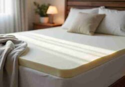 2-Inch Memory Foam Mattress Topper Offers Relief from Pressure Points and Support, Concept art for illustrative purpose, tags: matratzenauflage - Monok