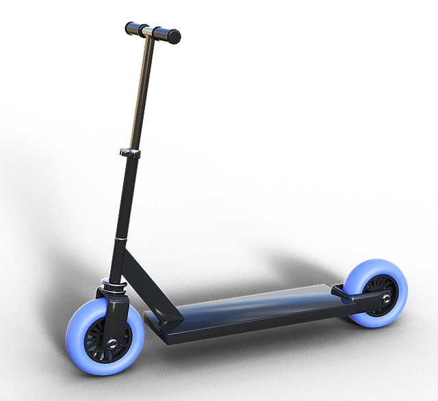 Kinderroller in Blau
